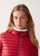 Colmar Übergangansjacke (warm, Daunen Steppjacke, feste Kapuze) rot Damen